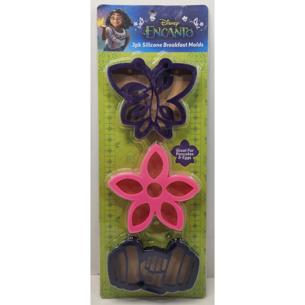 Disney Pixar Encanto 3 Pk Breakfast Molds (can be used‎ for crafts too)